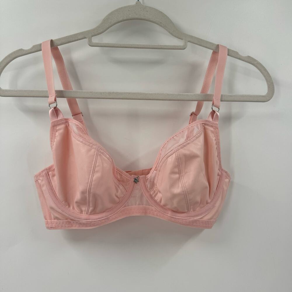 Curvy Kate pink Lucky Star plunge Bra
